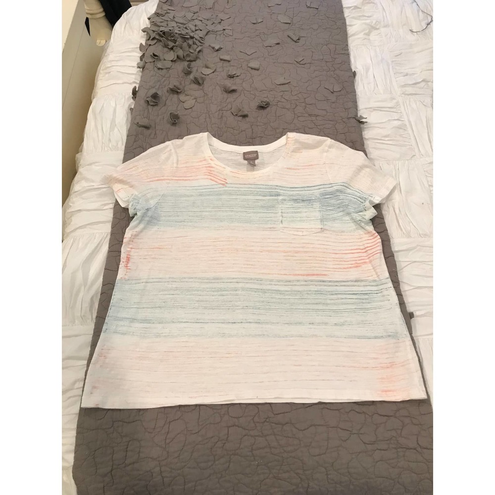 Chico's short sleeve shirt  Sz 3  (XL)